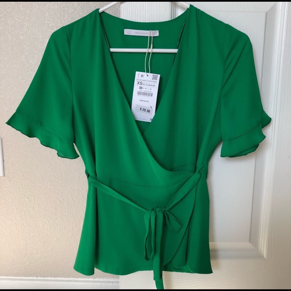Zara TRF Wrap Top